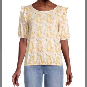 Loft floral top. SZ. XS. NWT.
